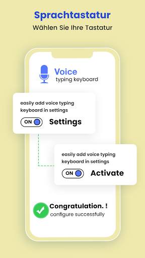 Sprachtastatur:Voice-Typing-Tastatur in allen Spra screenshot 3