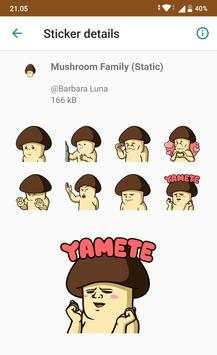 Funny Mushroom Stickers screenshot 8