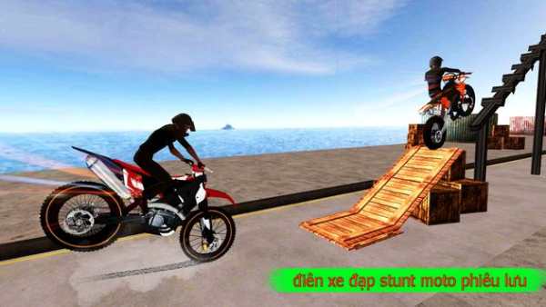 Xe đạp Stunt Khôn lanh Điều khiển Giả lập screenshot 2