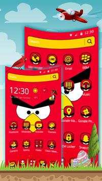 Red Bird Anger Theme screenshot 3