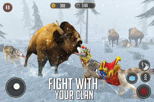 serigala simulator: game hutan liar screenshot 4