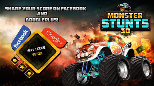 3D MONSTER STUNTS screenshot 7