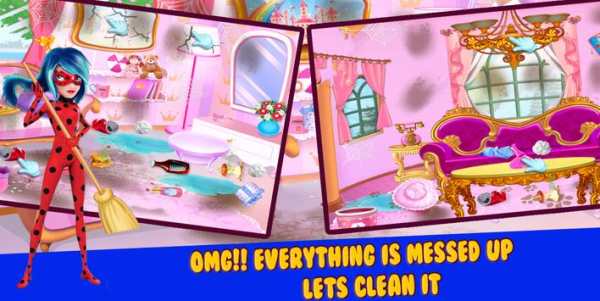 Miraculous Chat Noir Cleaning House Game screenshot 3