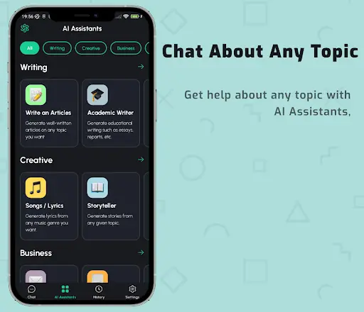 Assistant - AI Chat in English screenshot 1