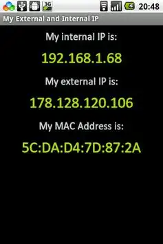 My External and Internal IP screenshot 1