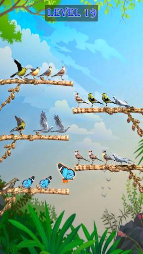Flying Bird Sorting Puzzle screenshot 4