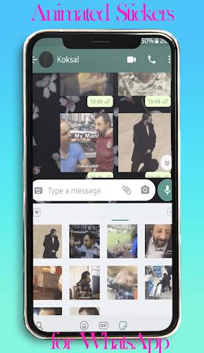 KOKSAL BABA Animated Stickers for WhatsApp screenshot 5