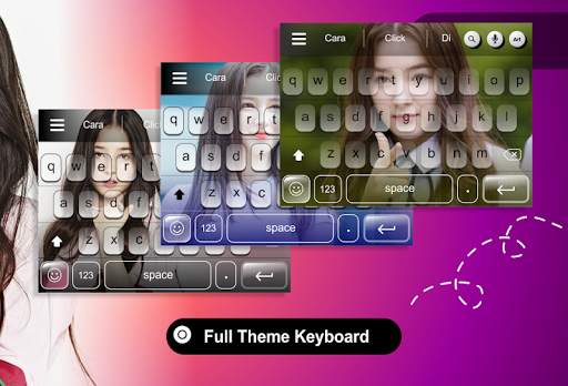 Nancy Momoland Keyboard Theme screenshot 2
