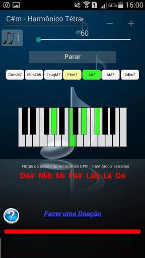 Campo Harmônico Piano screenshot 2