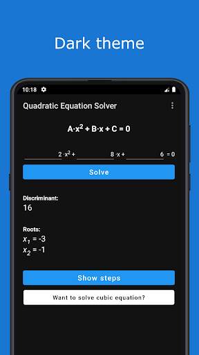 Quadratic Equation Solver screenshot 7