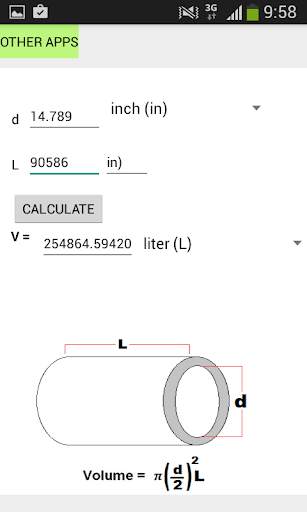 Tube Volume Calculator скриншот 3