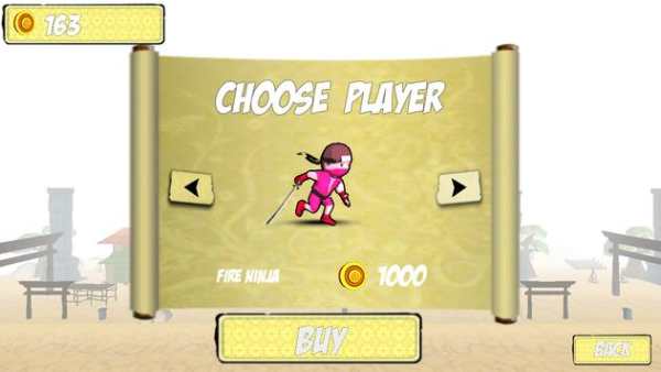 Ninja vs Zombie runner screenshot 1