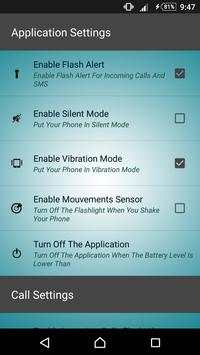 Flash Alert On Call And SMS screenshot 2