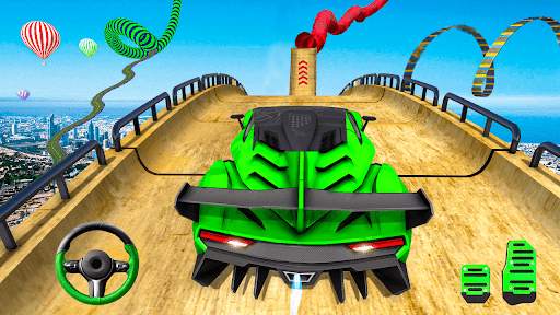 Mega Ramp Car Stunts-Car Games screenshot 1