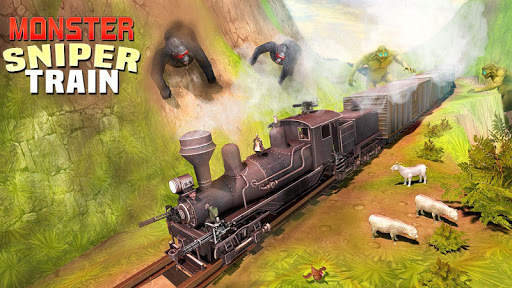 Uphill Sniper 3D: Monster Shooting Train Game screenshot 5