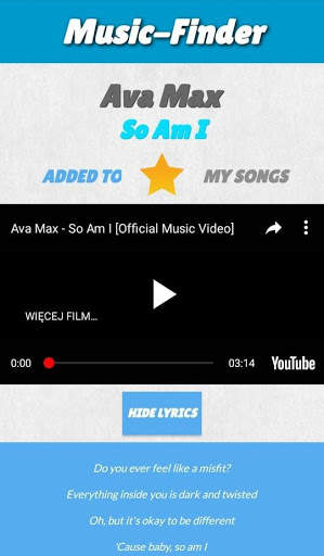 Music Finder - Find your song! screenshot 5