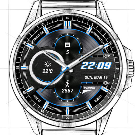 Racing Watch Face & Clock Widget screenshot 15