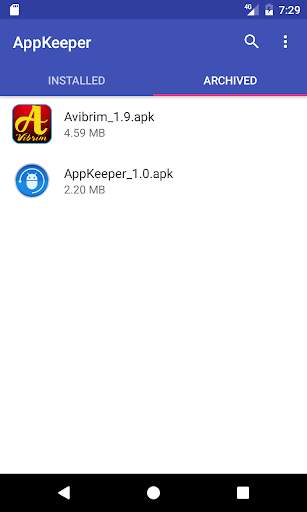 AppKeeper: Save, Backup & Restore APK Files screenshot 2