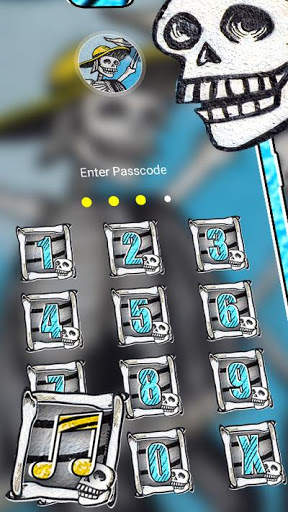 Skull Graffiti Launcher Theme screenshot 5