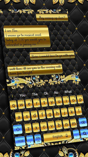 Elegant Gold Black Theme screenshot 1