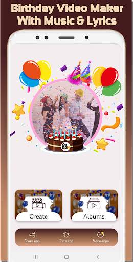 Birthday Video Maker With Song - Birthday Status screenshot 1