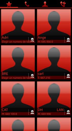 THEME SWIPE DIALER CHESS RED screenshot 4