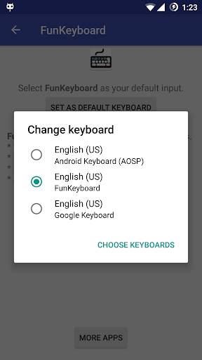 Funky Keyboard स्क्रीनशॉट 4
