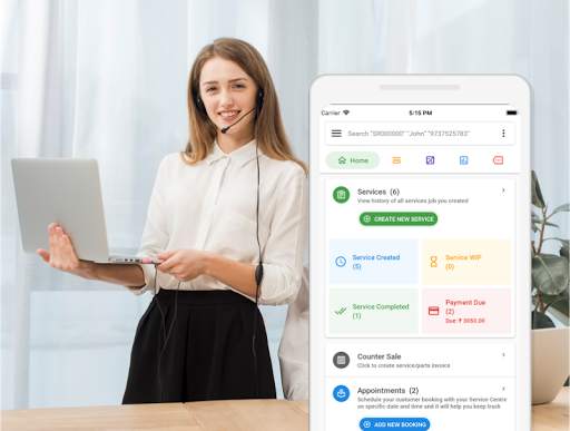 Escalaa Service Repair Management System скриншот 2