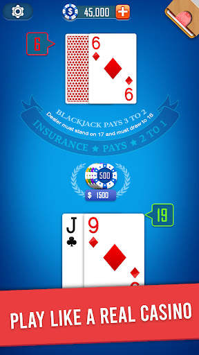 Blackjack 21 card game 7 تصوير الشاشة