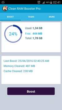Clean RAM Booster Pro screenshot 4