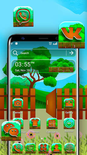Frontyard Nature Launcher Theme screenshot 1