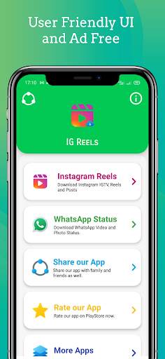 IG Reels - Download Instagram Reels, IGTV and more screenshot 1
