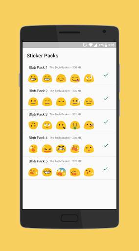 Blob is Back - Stickers For Chat - WAStickerApps screenshot 2