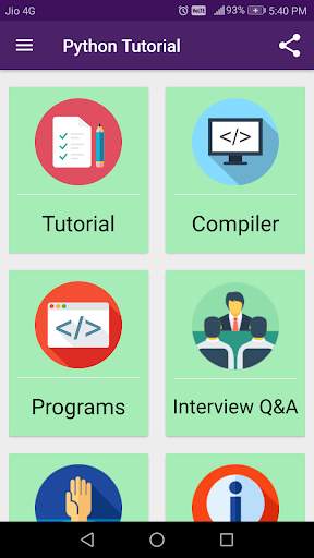 Python Offline Tutorial and Compiler screenshot 1