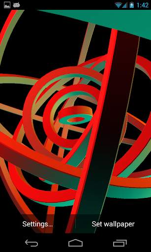 3D Hypnotic Spiral Rings FREE screenshot 8