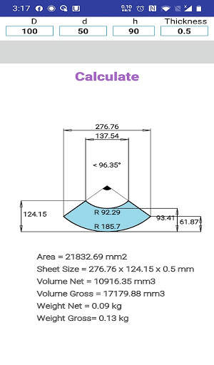 cone calculator screenshot 9
