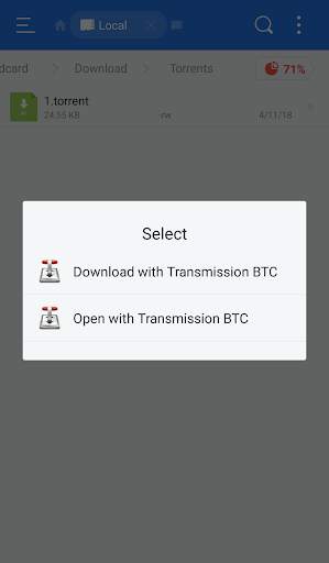 Transmission BTC - Torrent Downloader screenshot 7