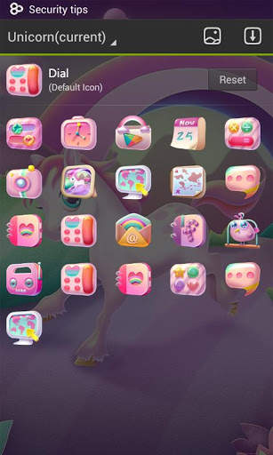 Unicorn GO Launcher Theme screenshot 4