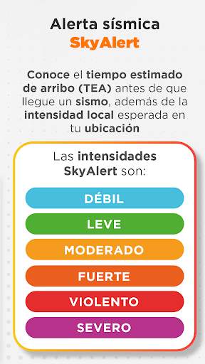 SkyAlert: Alerta Sísmica screenshot 3