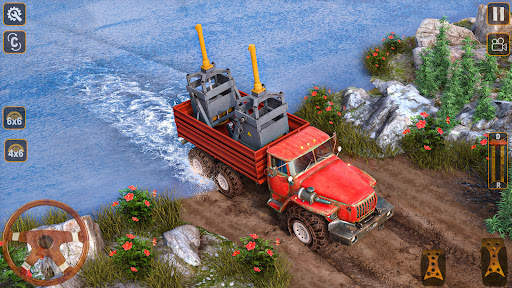 Offroad Driving Mud Truck Game screenshot 4