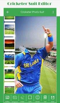 Cricketer Photo Suit screenshot 2