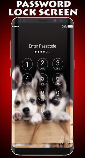 Husky Lock Screen screenshot 2
