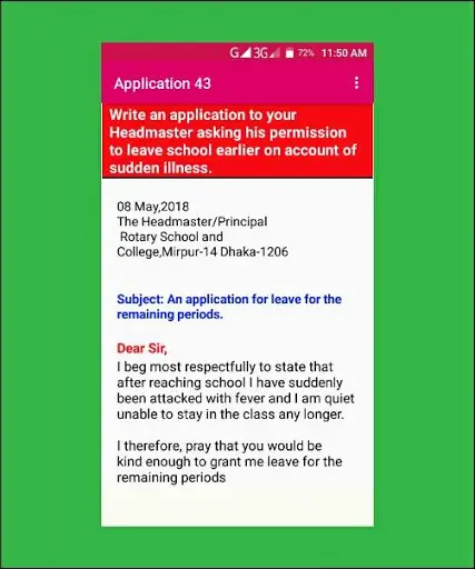 Application Writing Free screenshot 6