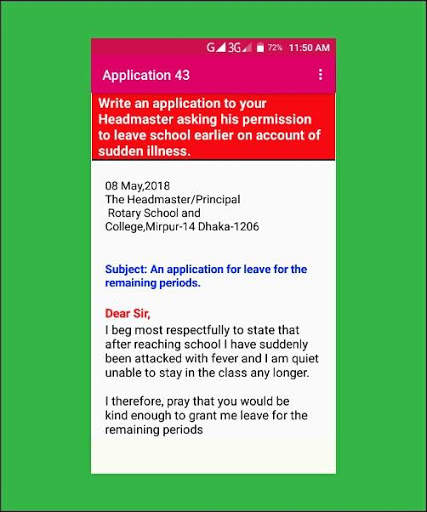 Application Writing Free screenshot 6
