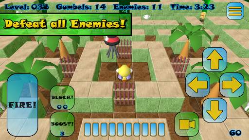 Gumbelmon: 3D Labyrinth Classic Arcade Maze Run screenshot 2