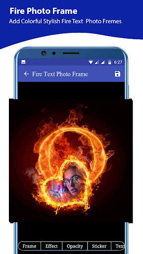 Fire Text Photo Editor screenshot 3