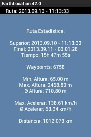 Rastreador de GPS EarthLocation screenshot 7