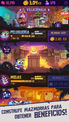 Dungeon Inc.: Idle de clics screenshot 1