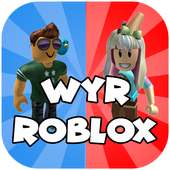 Game Would you rather Roblox, Quiz logo