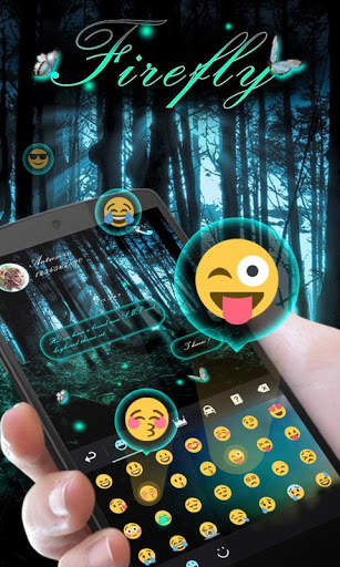 FireflyⅡGO Keyboard Theme स्क्रीनशॉट 2